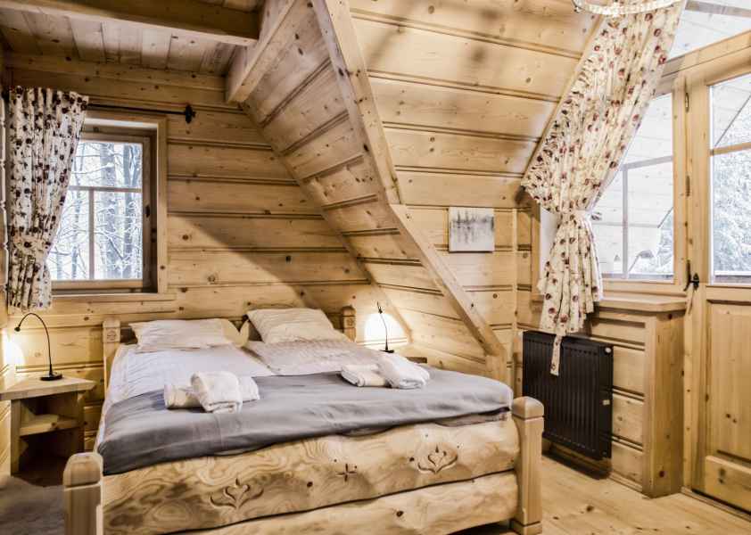 zdjęcie sypialni w domku Bezst Dom Nad Potokiem w Zakopanem